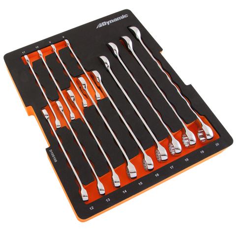 14 Piece Metric Combination Wrenches With Foam Tool Organizer