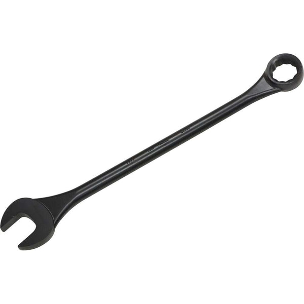 12 Point Metric Round Shank Combination Wrenches - 15° Offset - Black Oxide Finish